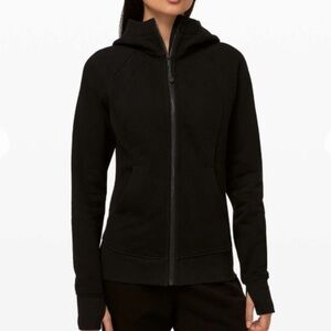 Lululemon 2021 Scuba Hoodie *Light Cotton Fleece Black Size 2